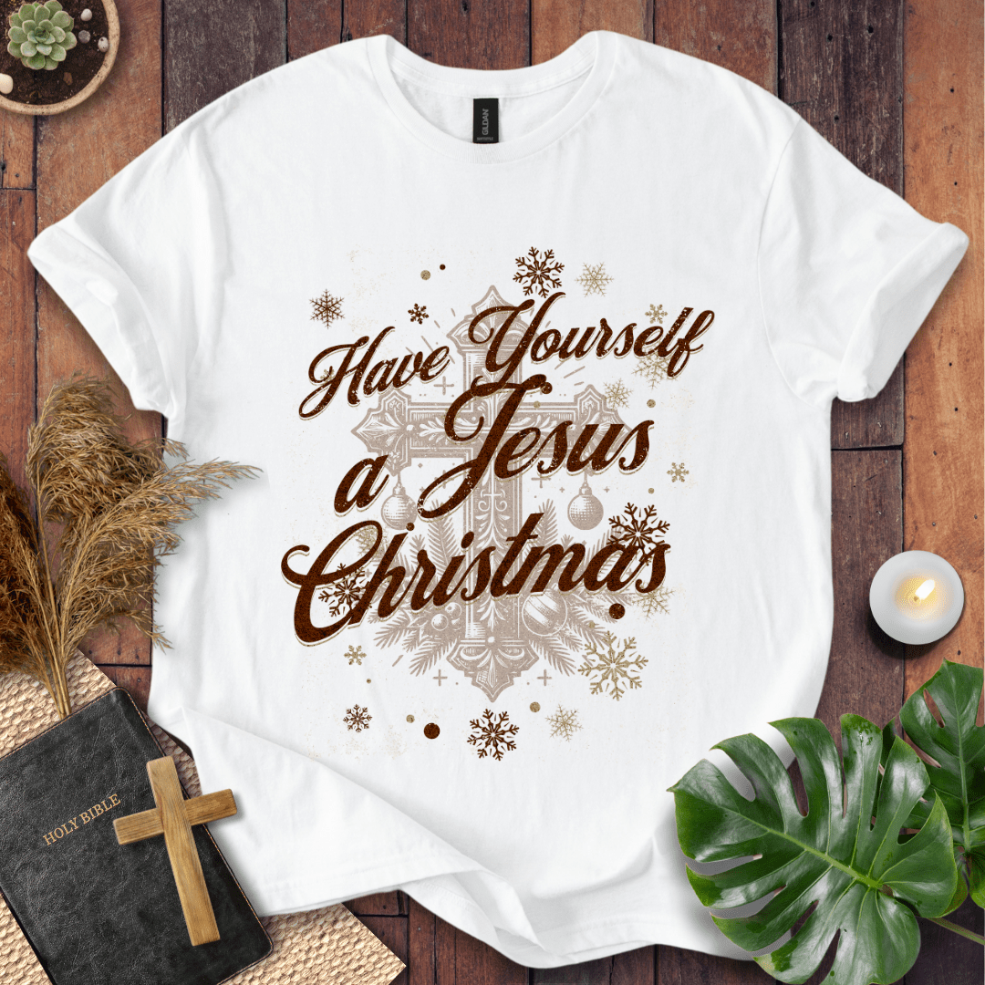 Faith Christmas shirt reminding believers to celebrate Jesus – religious holiday tee