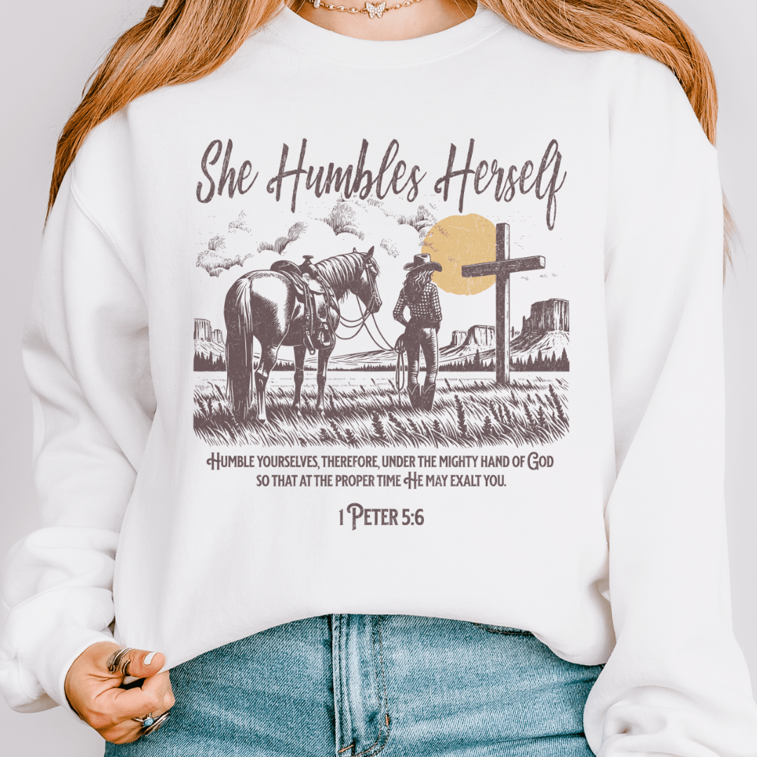She Humbles Herself Sweatshirt